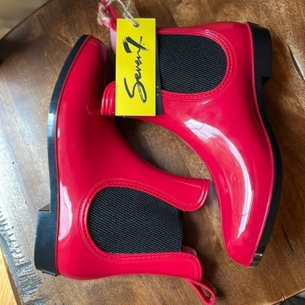 Seven7 Red Winter & Rain Boots